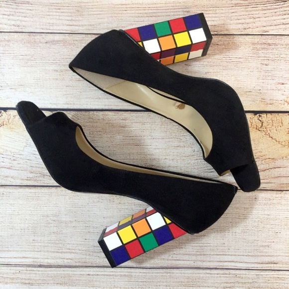 katy perry rubik's cube heels